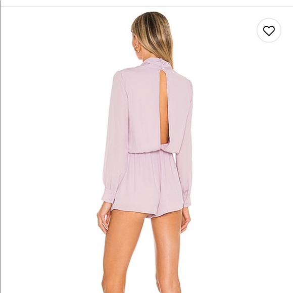 Drape neck Kacie Romper - Superdown NWT - Picture 3 of 3
